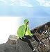 Santic Men's Cycling Rain Coat Jersey Bicycle Windproof Jacket Hooded Skin Coat Green