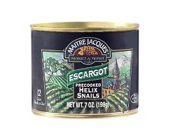Maitre Jacques,  Precooked French Helix Snails, 12 Count, 7-Ounce Units (Pack of 6)