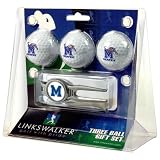 Memphis Tigers NCAA 3 Ball Gift Pack w/ Kool Tool