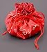 Brocade Jewelry Bag - Red Flower
