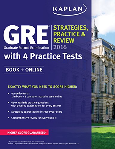 gre 2016 strategies practice and review with 4 practice tests book online kaplan test prep