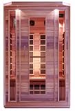 2 Person Sauna Cedar Carbon Fiber Dry Heat FAR Infrared Portable Detox New 2008