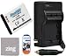 LI-50B Battery & Battery Charger for Olympus Sz-10 SZ-12 SZ-15 Sz-20 SZ-30MR SZ31MR iHS TG-610 TG-630 HIS TG-810 TG-820 TG-830 HIS XZ-1 XZ-10 XZ-2 iHS XZ-16 iHS SP-810UZ Digital Camera + More!!