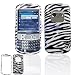 Zebra Animal Skin Design Snap-On Cover Hard Case Cell Phone Protector for Palm Treo 800w