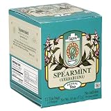 Tadin Tea, Yerbabuena (Spearmint) Tea, 12-Bag, 12-Count Boxes (Pack of 2)