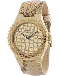 GUESS U0227L2 Womens Gold-Tone Exotic Sport Watch