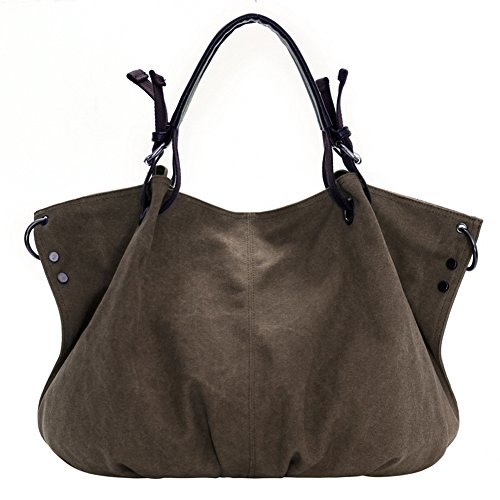 Large Canvas Messenger Tote Bag For Women & Men – Crossbody Hobo Shoulder Bag With Multiple Pockets, Durable & Spacious - View #8