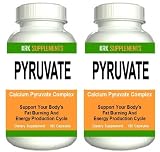 2 BOTTLES Pyruvate 360 total caps Calcium Pyruvate L Carnitine Alpha Lipoic Acid Fat Burner KRK SUPPLEMENTS