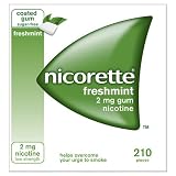 Nicorette Chewing Gum 2mg Freshmint - 210 Pieces