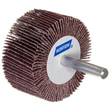 Norton Metalite R265 Abrasive Flap Wheel, Round Shank, Aluminum Oxide