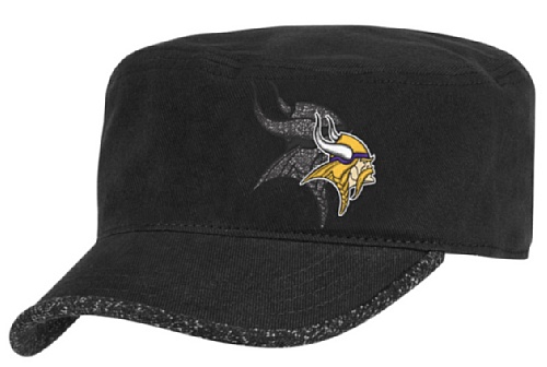 NFL Women's Second Season Hook Military Adjustable Hat - Y231W (Minnesota Vikings, One Size Fits All)