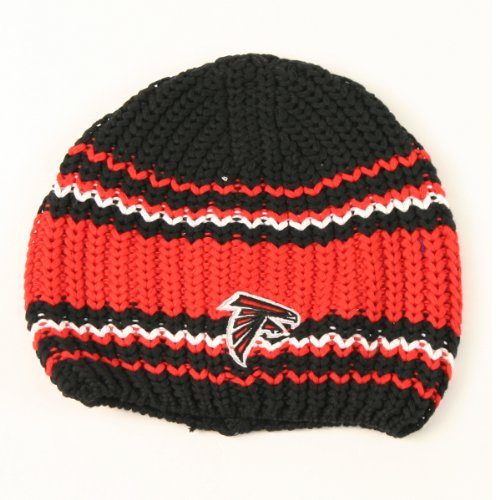 Atlanta Falcons Women's Crochet Winter Knit Beanie Hat  Size: Youth