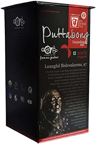 Jay Shree Tea Darjeeling Whole Leaf, Organic, Rich Aroma, Black Tea from Puttabong Estate.. - 3.5 oz