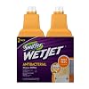Swiffer Wet Jet Antibacterial Cleaner with Febreze Citrus and Light Scent, Cleaner Refill, two 1.25 Liter bottles