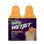 Swiffer Wet Jet Antibacterial Cleaner with Febreze Citrus and Light Scent, Cleaner Refill, two 1.25 Liter bottles