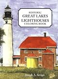 Great Lakes Lighthouse Coloring Book