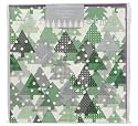 Paperchase Large Pack Of 8 Charity Cards. Pixel Trees Design