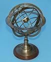 Large Brass Demonstrational Armillary Sphere