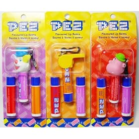 PEZ �y�b�c�@���b�v�N���[���A�R��Z�b�g Lip Balms