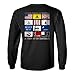Gadsden and Culpeper Flags of Defiance Long Sleeve T-Shirt Black - 2XL