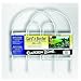 Origin Point Gard'n Border Round Folding Fence, White, 18-Inch x 8-Feet (51808)