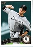 2011 Topps Update Series Baseball Card # US196 Philip Humber - Chicago White Sox - MLB Trading Card In Protective Screwdown Case!
