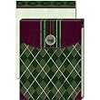 Green Argyle Punch Studio Tailor Made Pocket Note Pad Green Argyle Punch Studio Tailor Made Pocket Note Pad