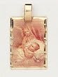 14 Kt Gold Layered Medal - Guardian Angel - Hand Made - Ready for Engraving - Individually Boxed