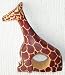 Kitchen & Housewares : Wood Wooden Hand Carved Animal Napkin Ring - Giraffe