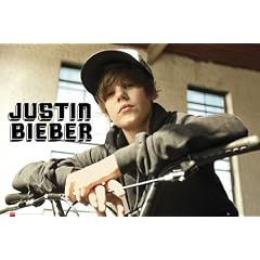 Poster Justin Bieber - bike (bravado) - Gr��e 61x 91,5 cm - Maxiposter