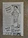 Ruud gas water heater, Vintage 40's black and white Illustration by Shermund print ad. (girl getting