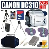 Canon DC310 DVD Camcorder Plus Deluxe Accessory Kit