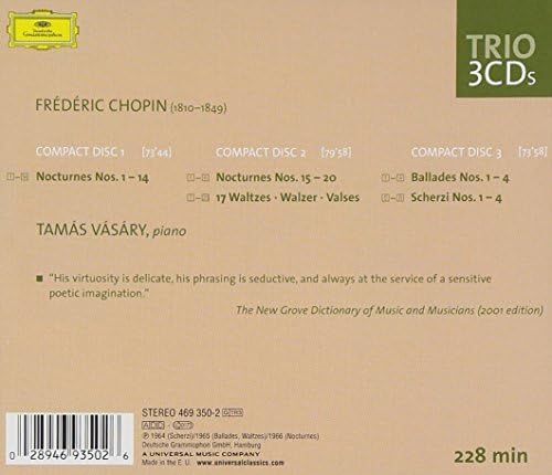 Chopin: Piano Works [Nocturnes - Waltzes - Ballades - Scherzi]