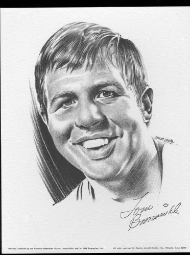 1974 Tom Boerwinkle Chicago Bulls Lithograph