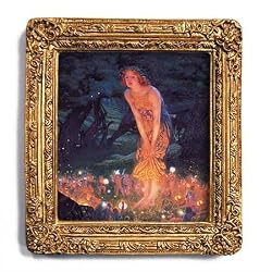 Midsummer Eve - Gold Frame Magnet with pop-out easel (2-3/4" x 2-1/2")