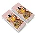 Flower Cat with a Top Hat Eraser Set of 2