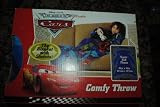 Disney PIXAR Cars FAST CARS Comfy Throw Fleece Blanket with Sleeves (48 X 48)