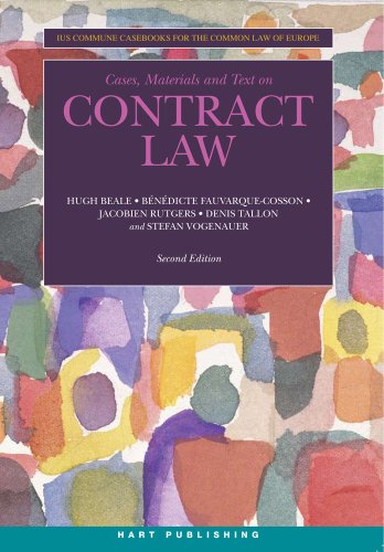 Contract Law: Ius Commune Casebooks for the Common Law of Europe: 5 On Sale