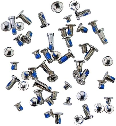 Original New Complete Full Screw Set Kit Replacment for iPhone 6 4.7'' with 2PCS Silver Dock Bottom Pentalobe Screws Repair Part