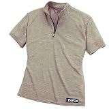 TAIGA Women's Polartec PowerDry Polo Zip-T - Quick Dry Polo T-Shirt, MADE IN CANADA, 12 (bust: 40), Mid Grey