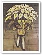 Man Carrying Calla Lilies by Diego Rivera 18"x24" Art Print Poster