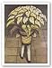 Man Carrying Calla Lilies by Diego Rivera 18"x24" Art Print Poster