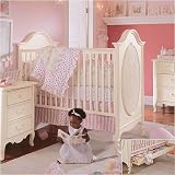 Ma Marie Antique White Crib