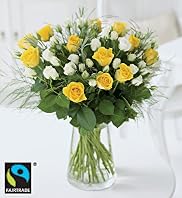 Fairtrade Rose Bouquet with Free Chocolates