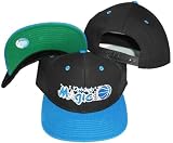 Orlando Magic Black/Blue Two Tone Snapback Adjustable Plastic Snap Back Hat / Cap