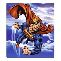 Superman Man of Steel Child Fleece Throw Blanket