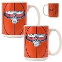 NIB Atlanta Hawks NBA Ball Ceramic Coffee Mug Set
