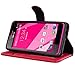 BLU Studio 5.0 C HD D534u Case, Abacus24-7 BLU Studio 5.0C HD Wallet Case with Flip Cover, Stand and Pockets for ID, Credit Cards - Pink BLU Studio 5.0 C HD D534u Flip Case