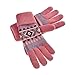 Yan & Lei Women's Knitted Winter Gloves with Roll Up Cuffs