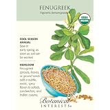 Fenugreek Certified Organic Heirloom Seeds